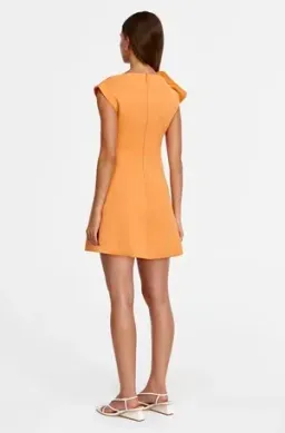 Acler Borras Mini Dress - Fanta - Size 16 for rent on The Volte - image 4