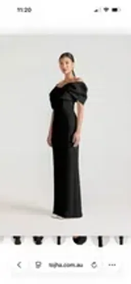 Tojha Yesenia Maxi Gown - Black - Size 12 for rent on The Volte - image 2