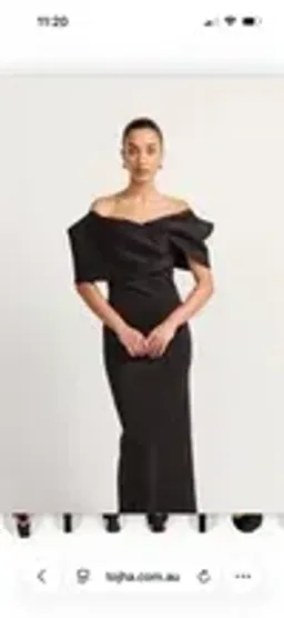 Tojha Yesenia Maxi Gown - Black - Size 12 for rent on The Volte - image 3