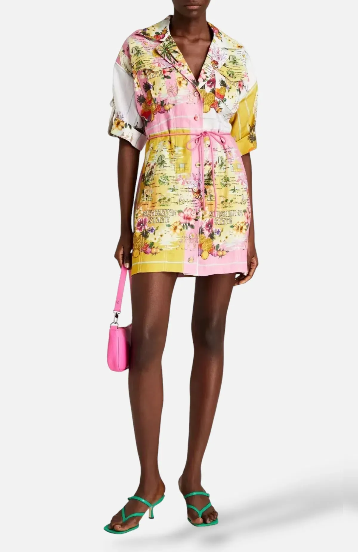 Zimmermann Nina Safari Belted Linen Mini Shirt Dress 2 / AU 12 - Image 1