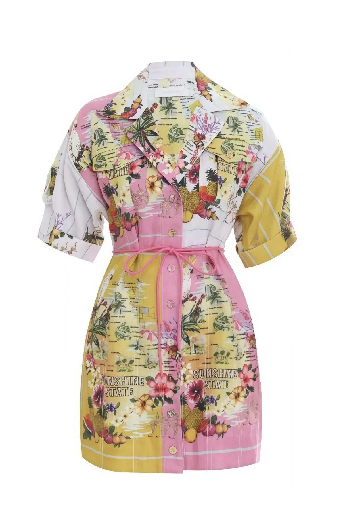 Zimmermann Nina Safari Belted Linen Mini Shirt Dress 2 / AU 12 - Image 4
