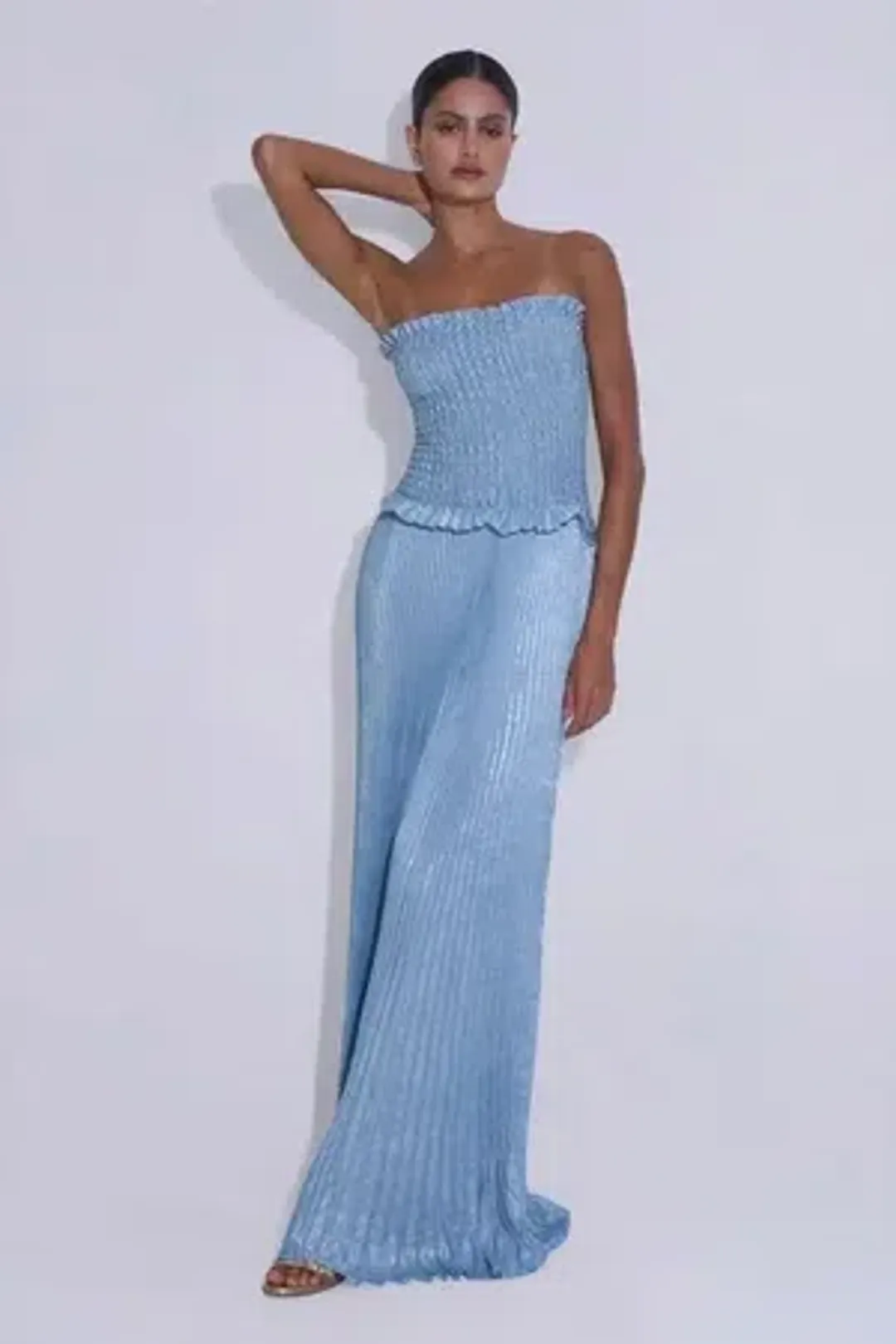 L'idée Maya Maxi Gown - Artic Shimmer - Size 12 for rent on The Volte - main image