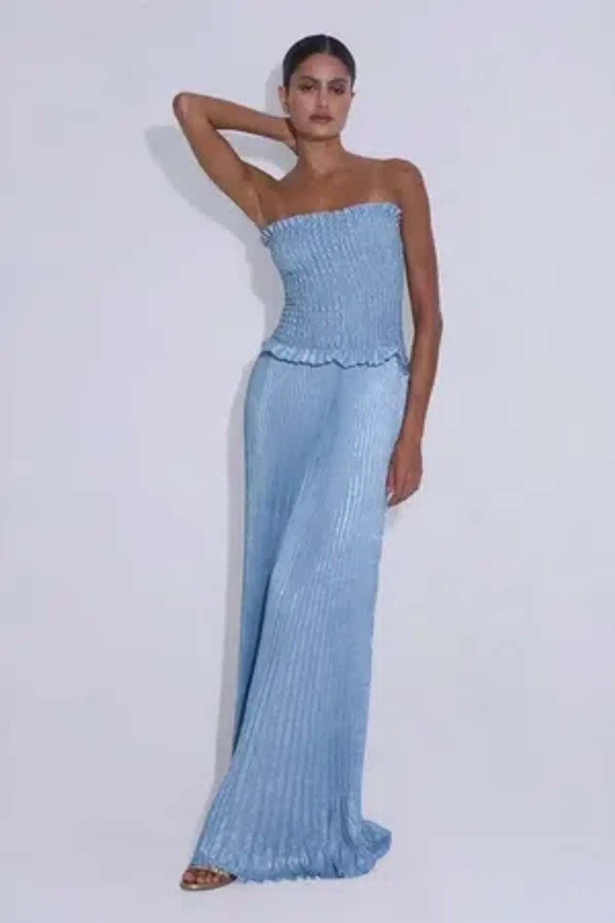 L'idée Maya Maxi Gown - Artic Shimmer - Size 12 - Image 4