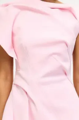 Acler Borras Mini Dress - Pastel Pink - Size 10 for rent on The Volte - image 3