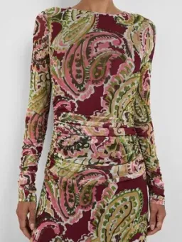 Sheike Elyse Maxi Dress - Print - Size 8 for rent on The Volte - image 3