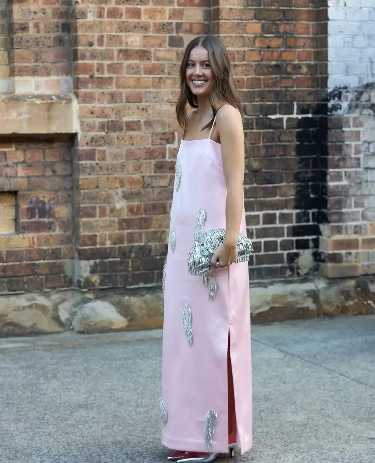 Alemais CIndy Embellished Slip Dress Size 6 - Image 3