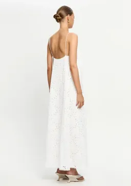 KIVARI White Elodie Midi Dress Size 8 for rent on The Volte - image 5