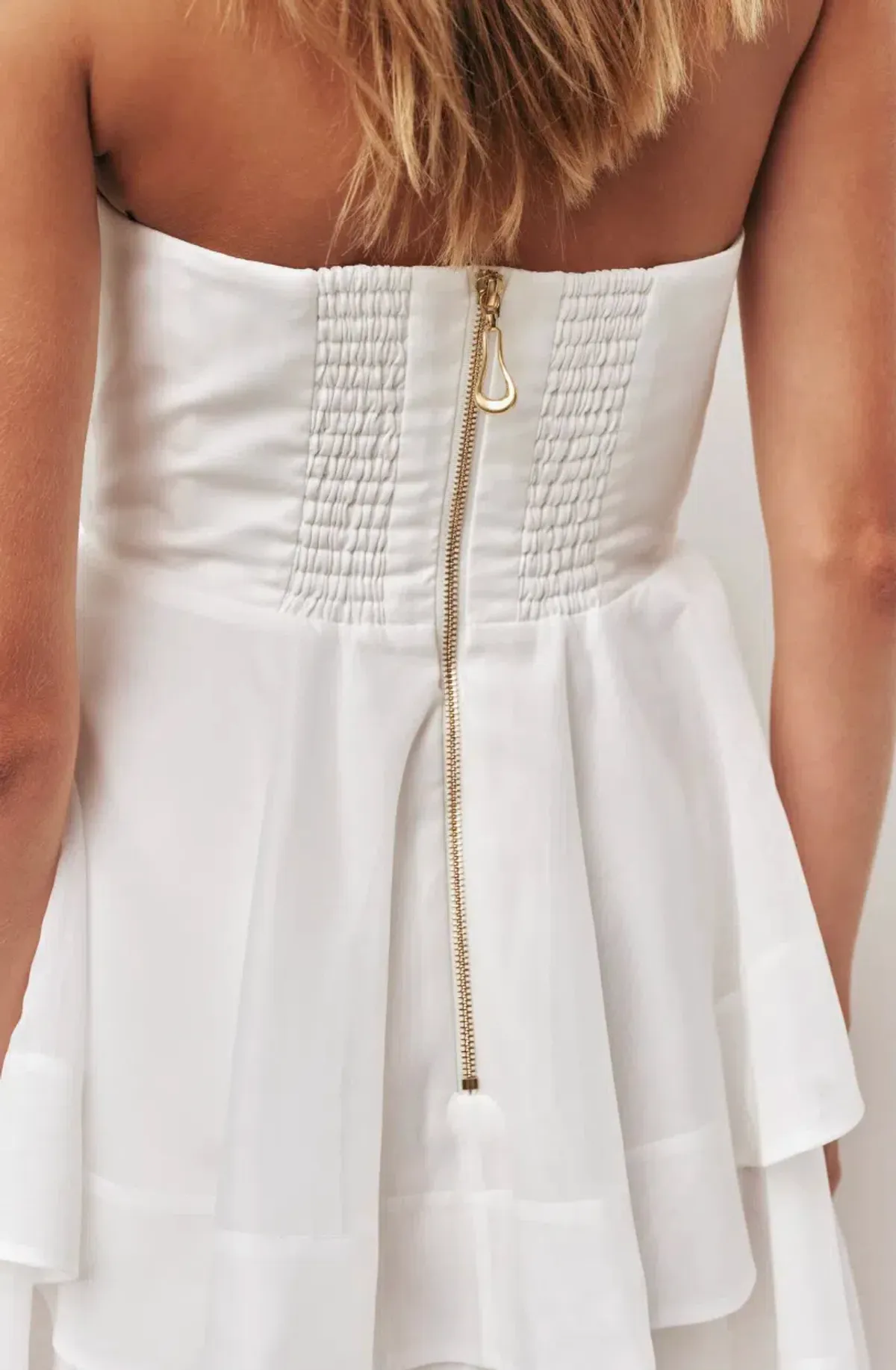 AJE White Selestia Mini Dress Size 8 - Image 4