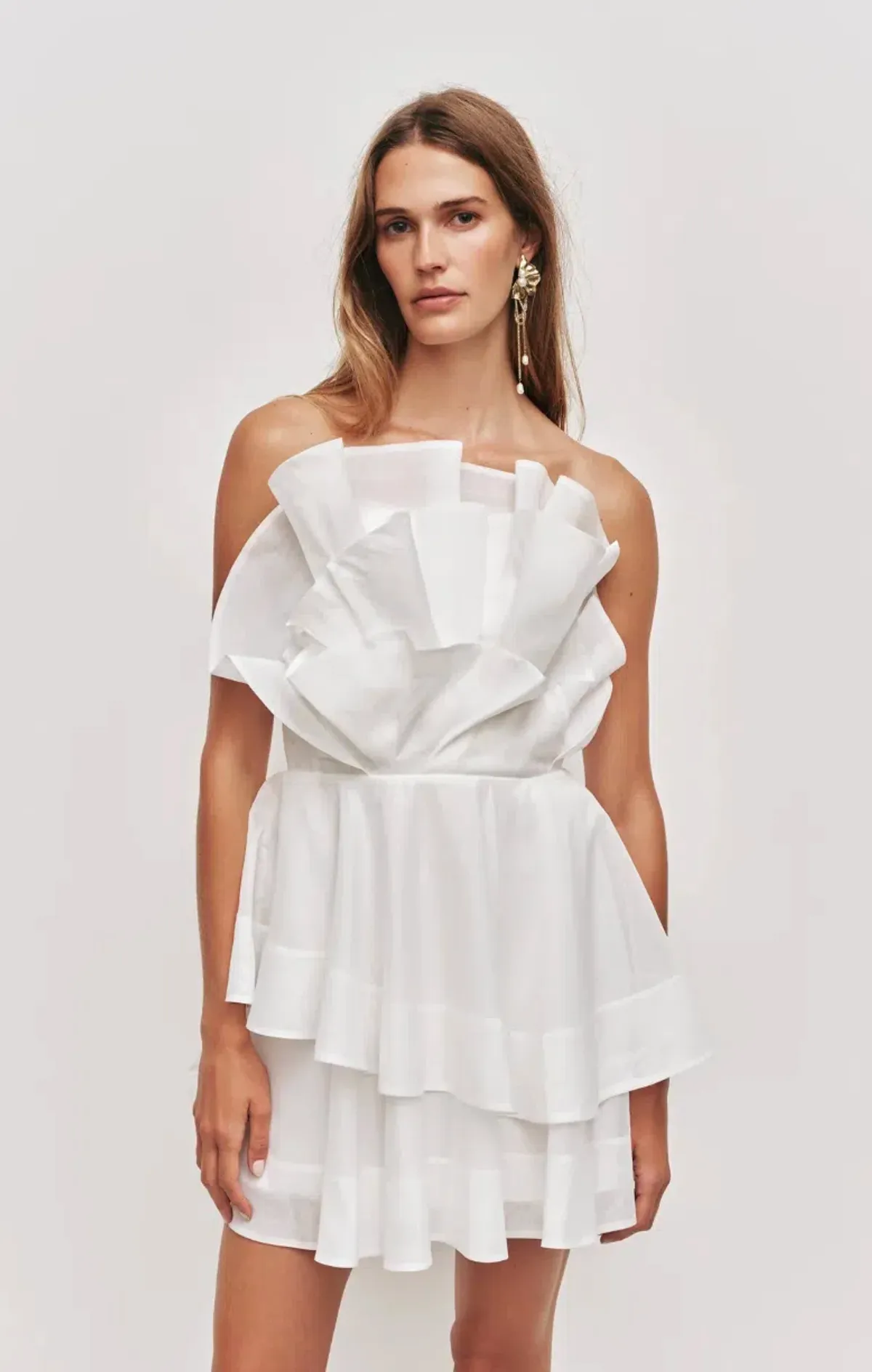 AJE White Selestia Mini Dress Size 8 - Image 1