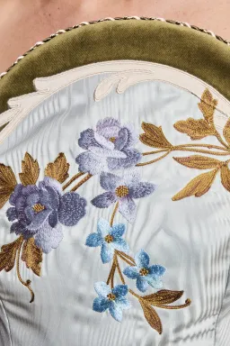 Alemais Odessa embroidered midi dress size 6 for rent on The Volte - image 2