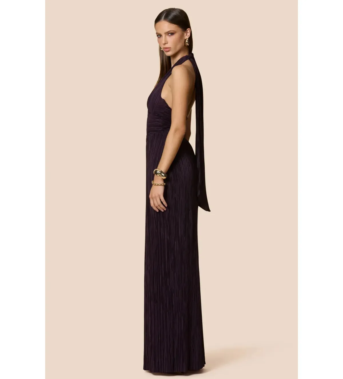 Nookie Belleza Gown in Plum Size M/AU10 - Image 3