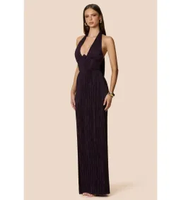 Nookie Belleza Gown in Plum Size L/AU12 for rent on The Volte - image 2