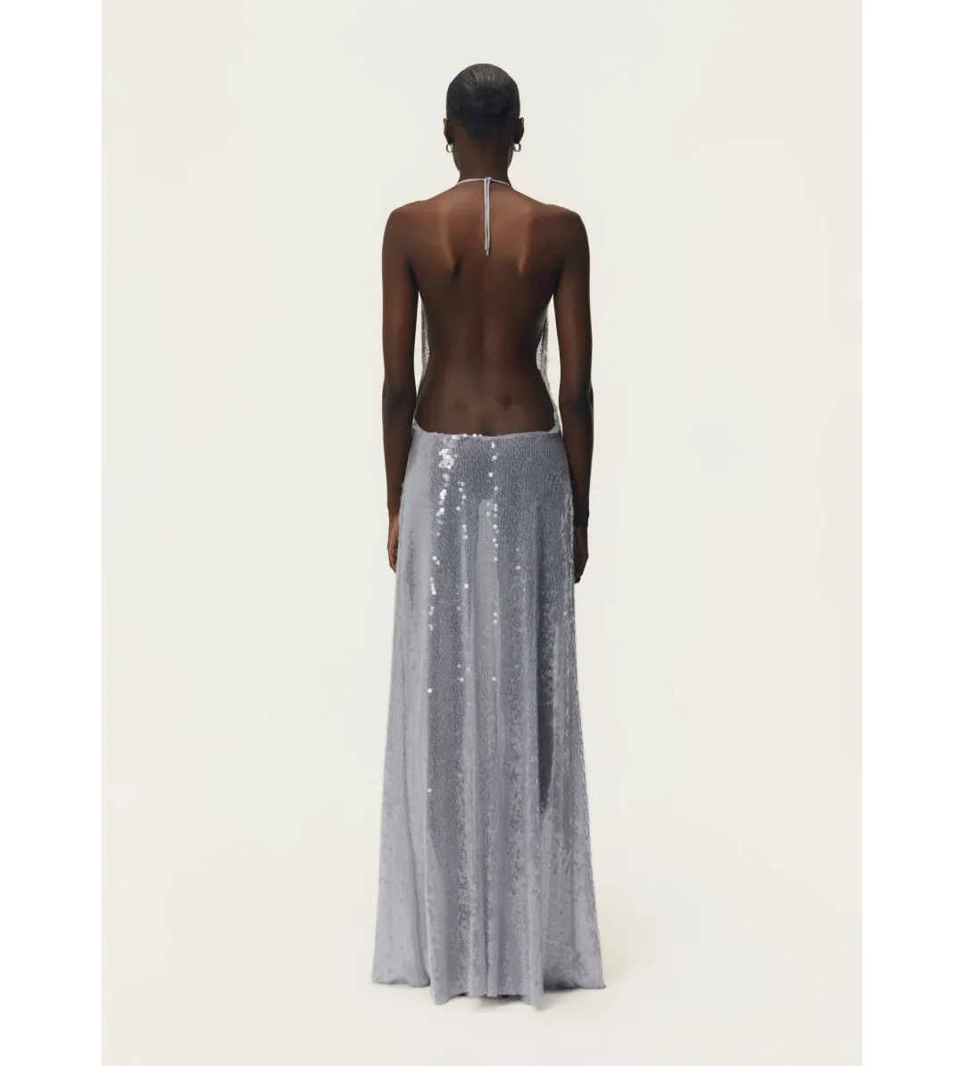 Arcina Ori Luka Dress in Silver Size XS/AU6 for rent on The Volte - main image