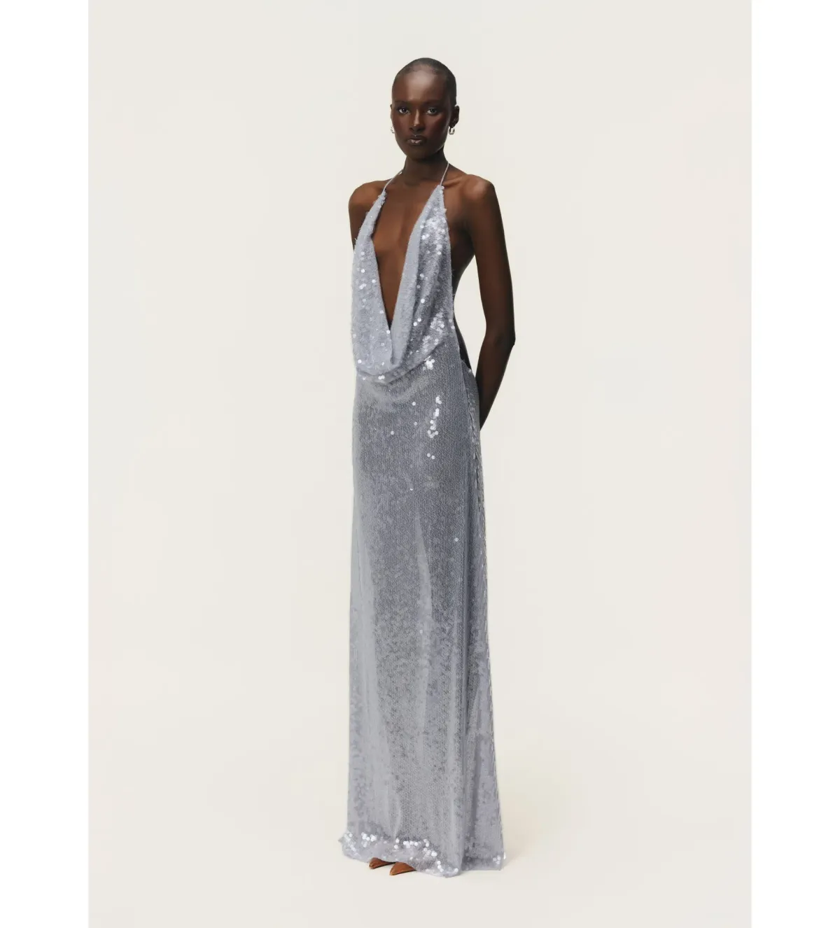 Arcina Ori Luka Dress in Silver Size XS/AU6 - Image 2