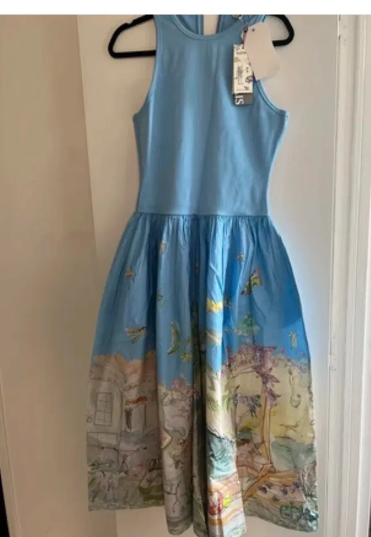 Alémais Anouk Tank Light Blue Midi Dress Size:10 - Image 3