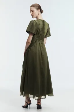 AJE Movement Midi Dress 14 for rent on The Volte - image 3