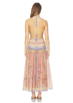 Zimmermann Indra Plunge Halter Maxi Dress AU 8 for rent on The Volte - image 2
