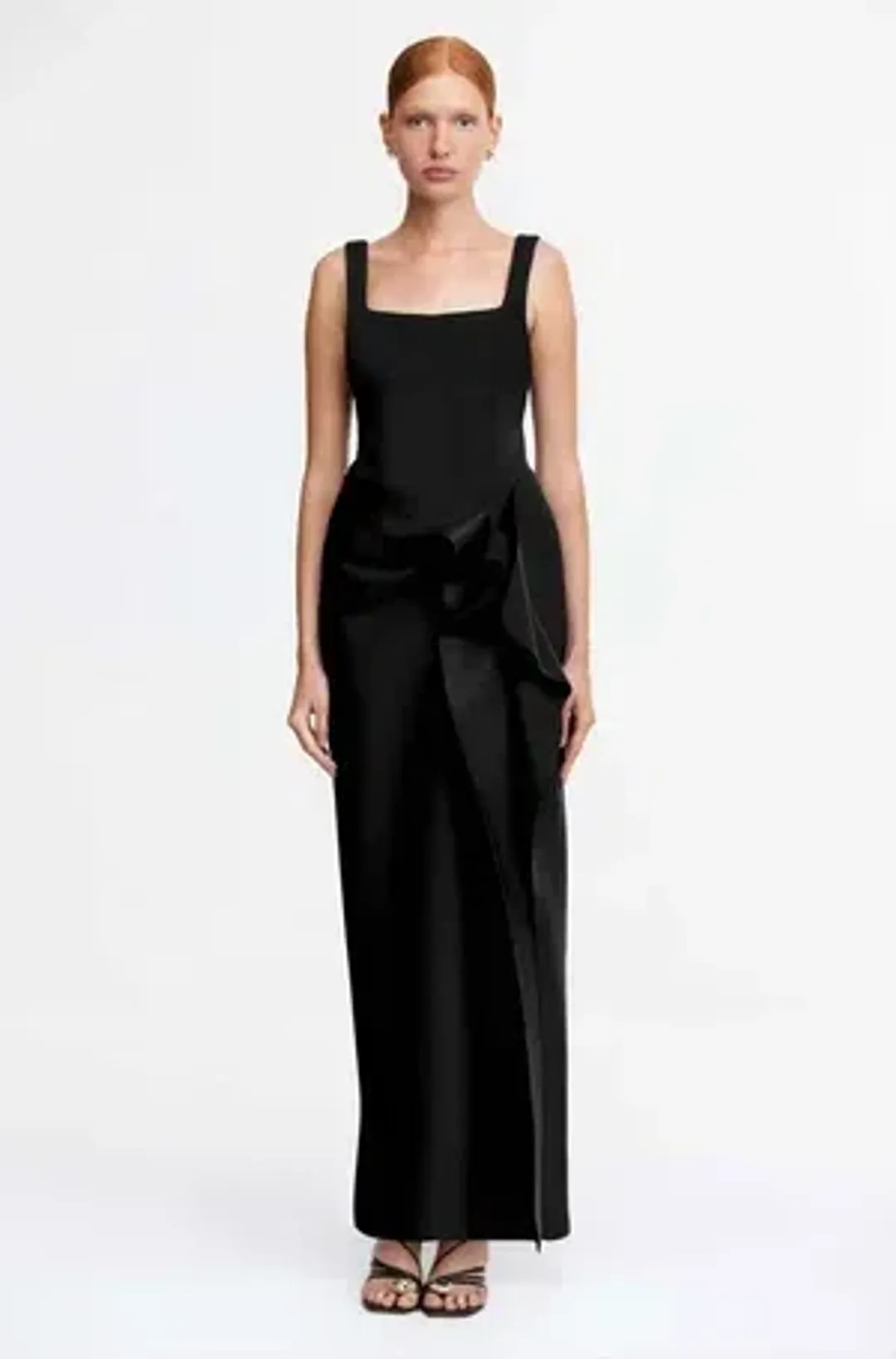 Acler - Tuthill Midi Dress - Black for rent on The Volte - main image