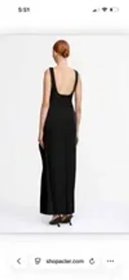 Acler - Tuthill Midi Dress - Black for rent on The Volte - image 3