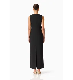 Elliat Dali Floral Applique Gown in Black Size XL/AU14 for rent on The Volte - image 3