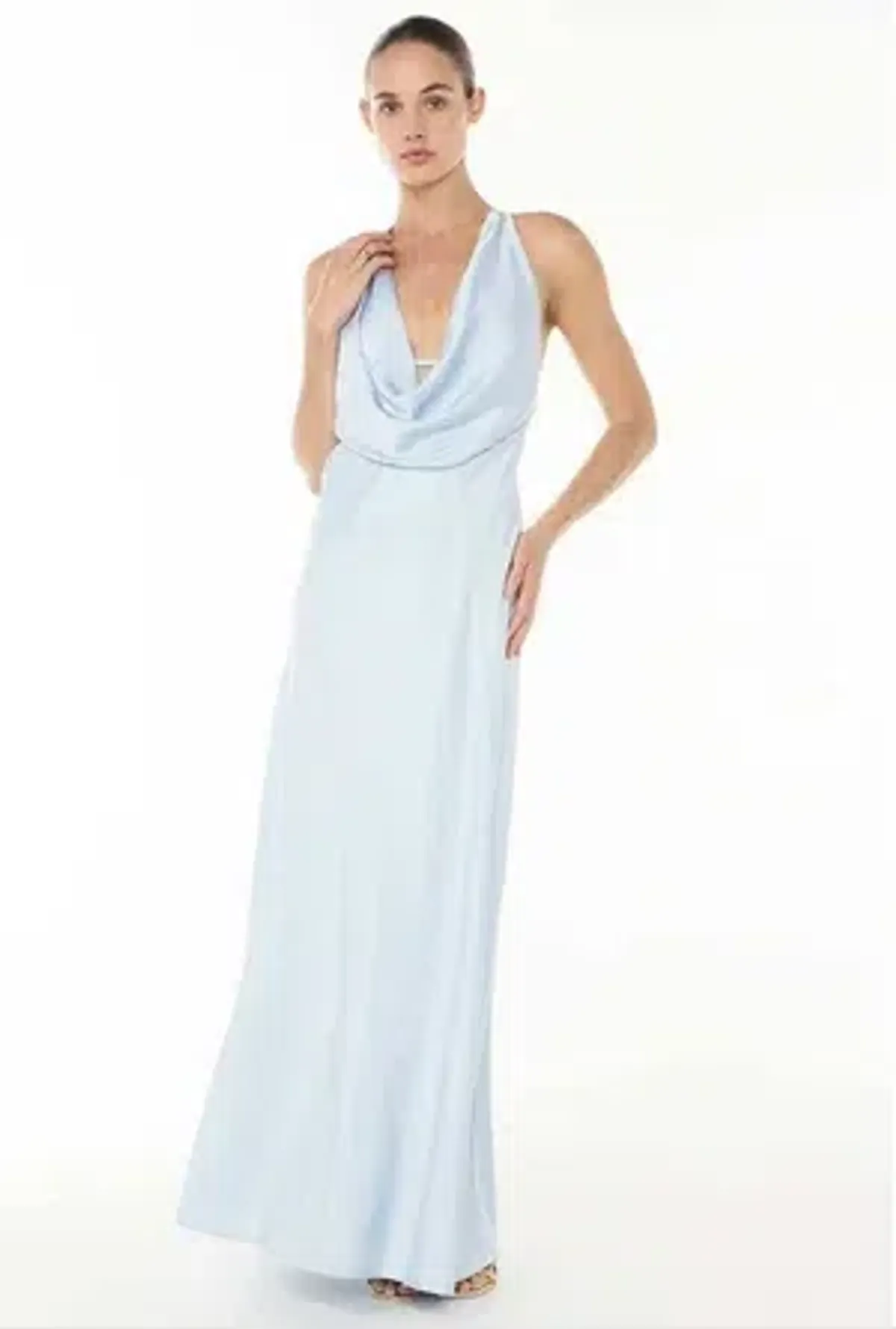 Manning Cartell - Charmed Cowl Slip Dress - Blue - Size 8 for rent on The Volte - main image