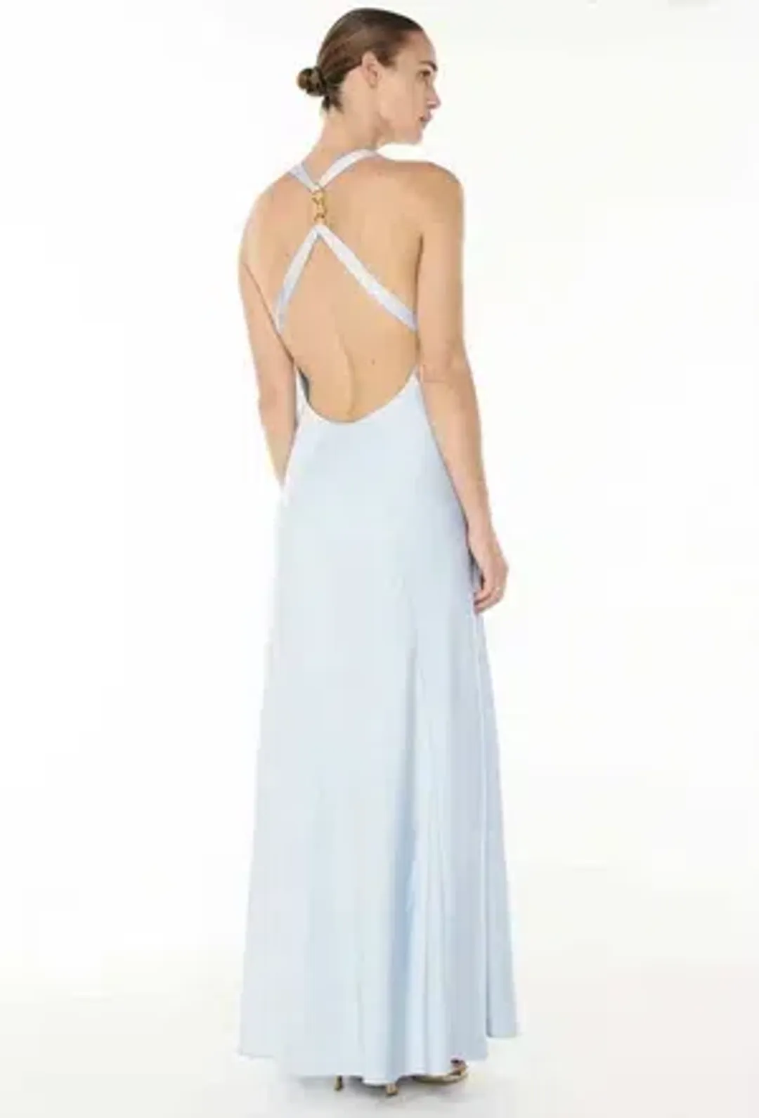 Manning Cartell - Charmed Cowl Slip Dress - Blue - Size 8 for rent on The Volte - main image