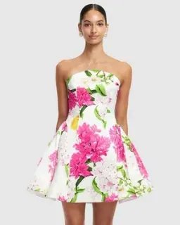 Leo Lin - Reese Bustier Mini Dress - Size 14 for rent on The Volte - image 1