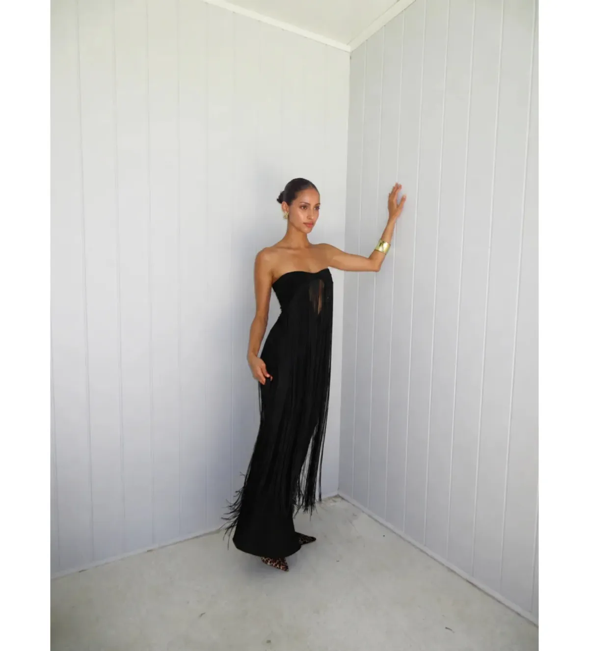Deconduarte Venus Dress in Black Size S/AU8 - Image 2