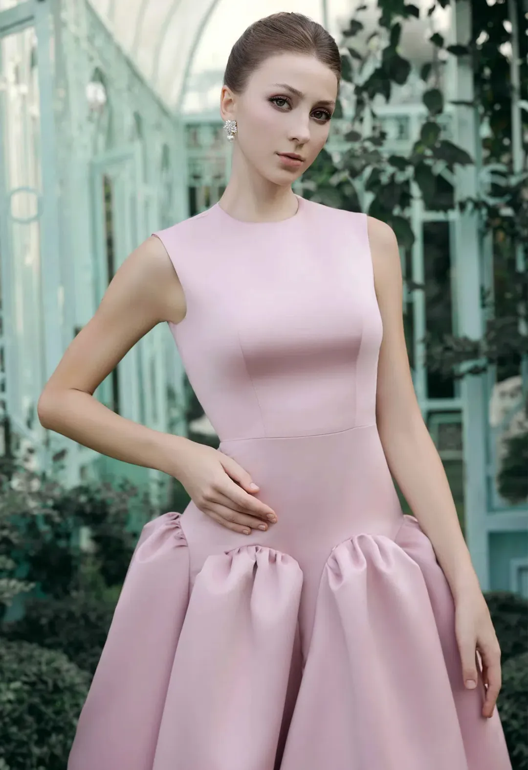 TOM FRIED Seline Ball Gown Maxi Dress for rent on The Volte - main image