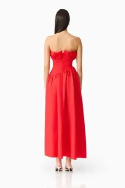 Elliatt - Laurel Sleeveless Maxi Dress - Red - Size 14 for rent on The Volte - image 5