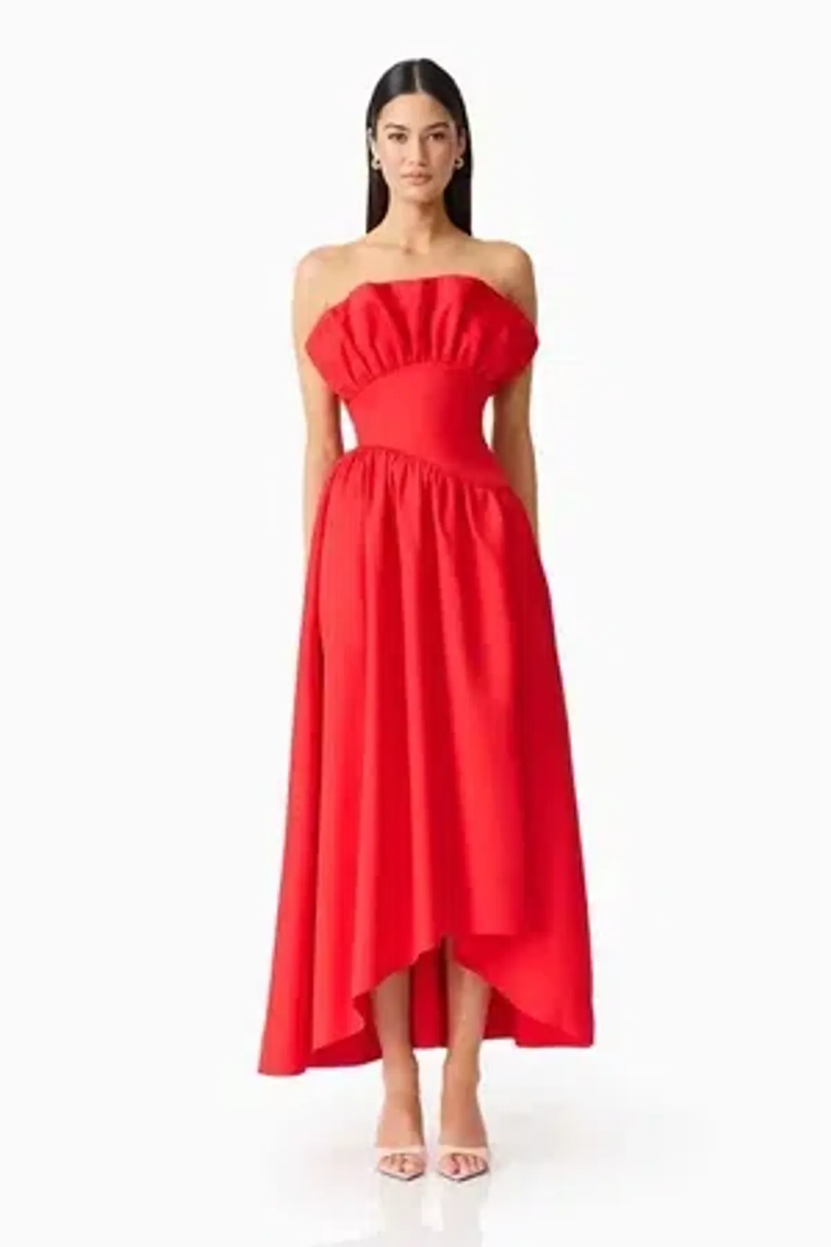 Elliatt - Laurel Sleeveless Maxi Dress - Red - Size 14 for rent on The Volte - main image