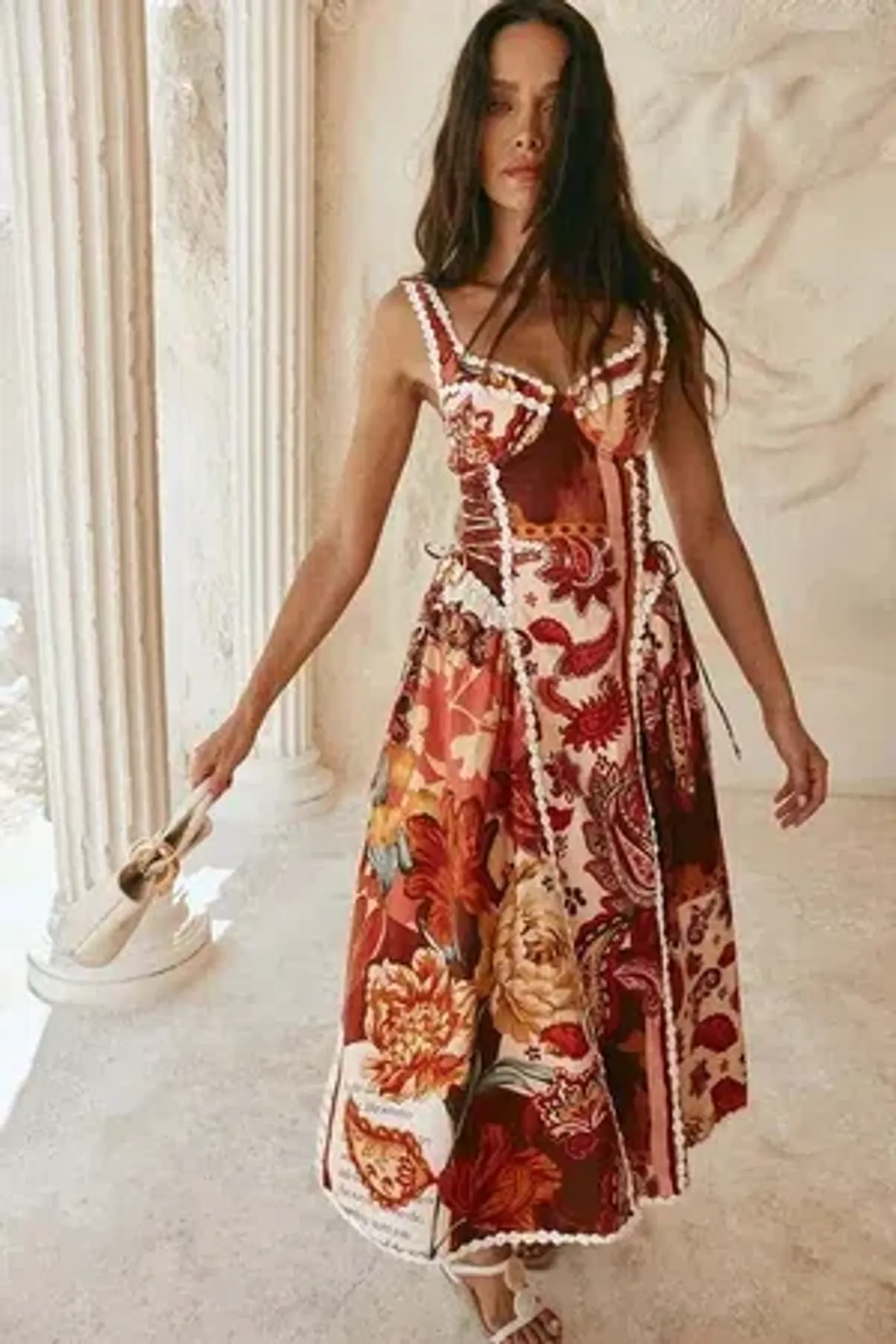 Zaco - Alessa Dress - Barocca - Size 8 for rent on The Volte - main image