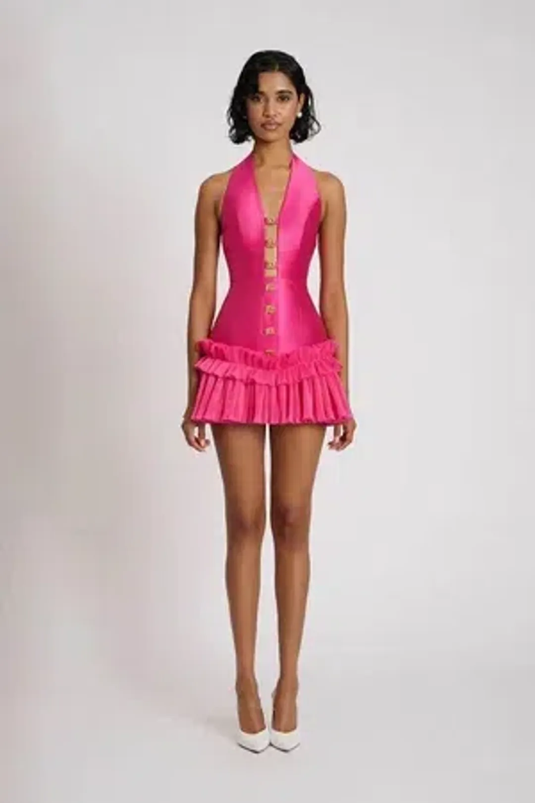 Eliya The Label - Aisha Mini Dress - Pink - Size 12 for rent on The Volte - main image