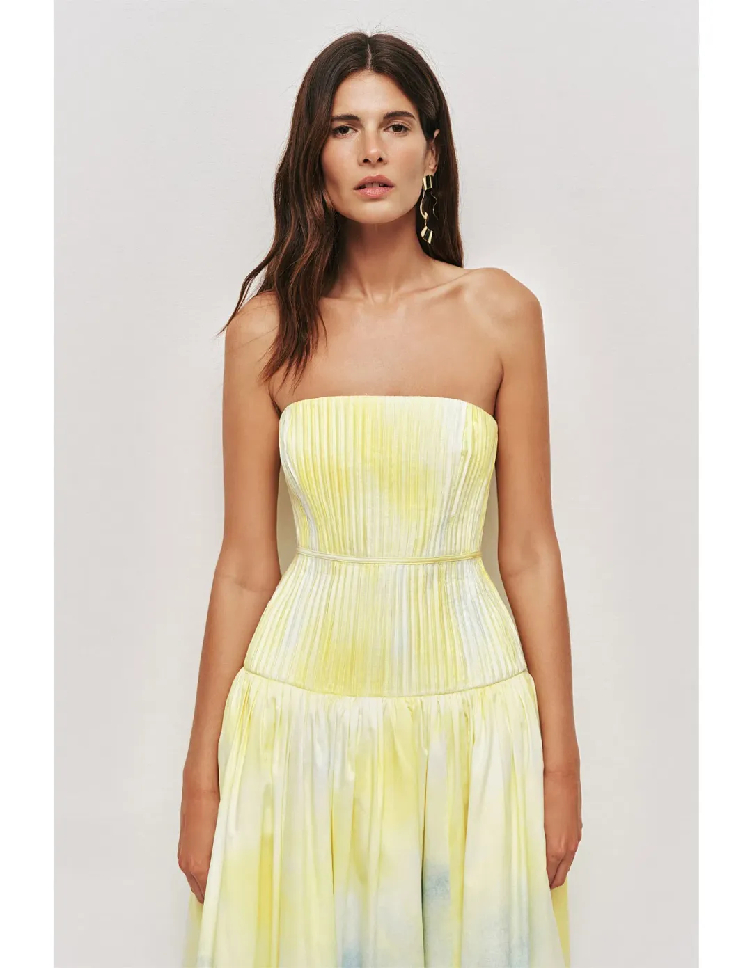 Brand new🌺Aje Vacation Gown - Ombre Hibiscus - Size 12 - Floral Yellow / Pink Maxi Dress 🌺 for rent on The Volte - main image