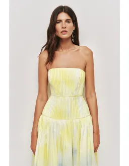 Brand new🌺Aje Vacation Gown - Ombre Hibiscus - Size 12 - Floral Yellow / Pink Maxi Dress 🌺 for rent on The Volte - image 7