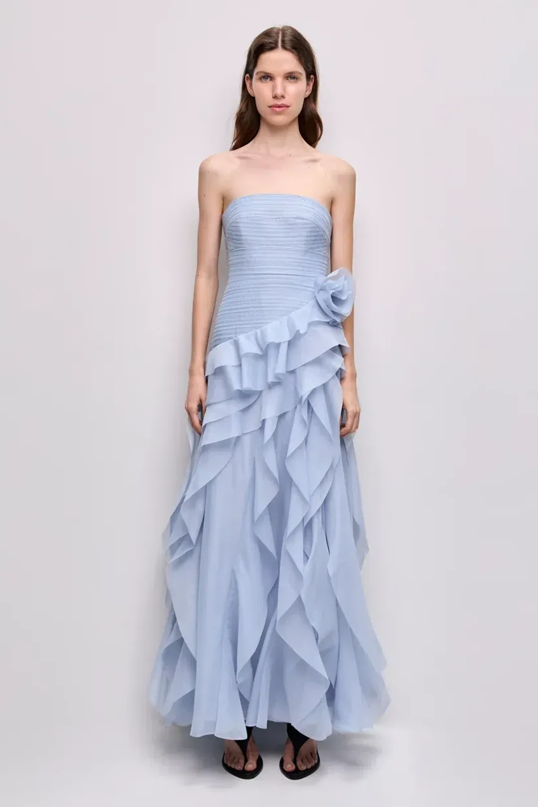 🩵 BRAND NEW Aje Canyon Gown in Cloud Blue - Size 14 Maxi Dress 🩵 for rent on The Volte - main image