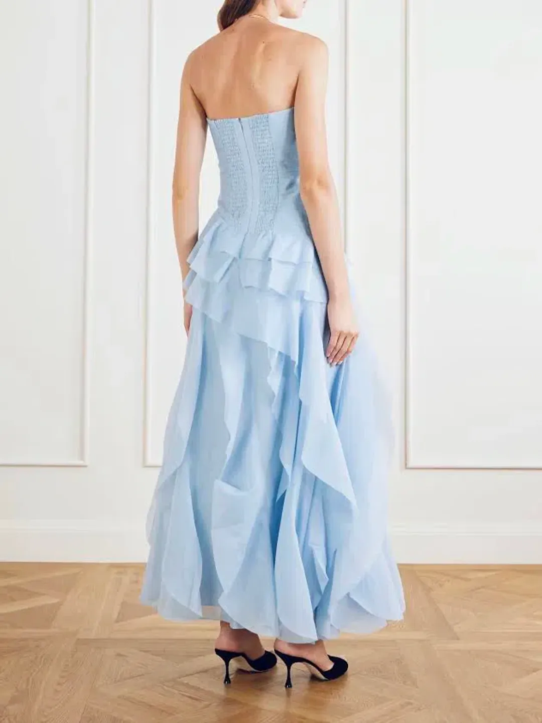 🩵 BRAND NEW Aje Canyon Gown in Cloud Blue - Size 14 Maxi Dress 🩵 for rent on The Volte - main image