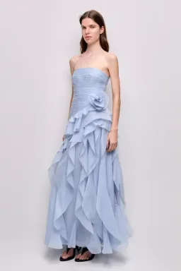 🩵 BRAND NEW Aje Canyon Gown in Cloud Blue - Size 14 Maxi Dress 🩵 for rent on The Volte - image 9