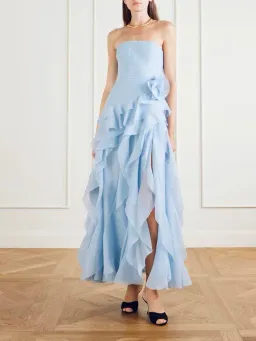 🩵 BRAND NEW Aje Canyon Gown in Cloud Blue - Size 14 Maxi Dress 🩵 for rent on The Volte - image 3
