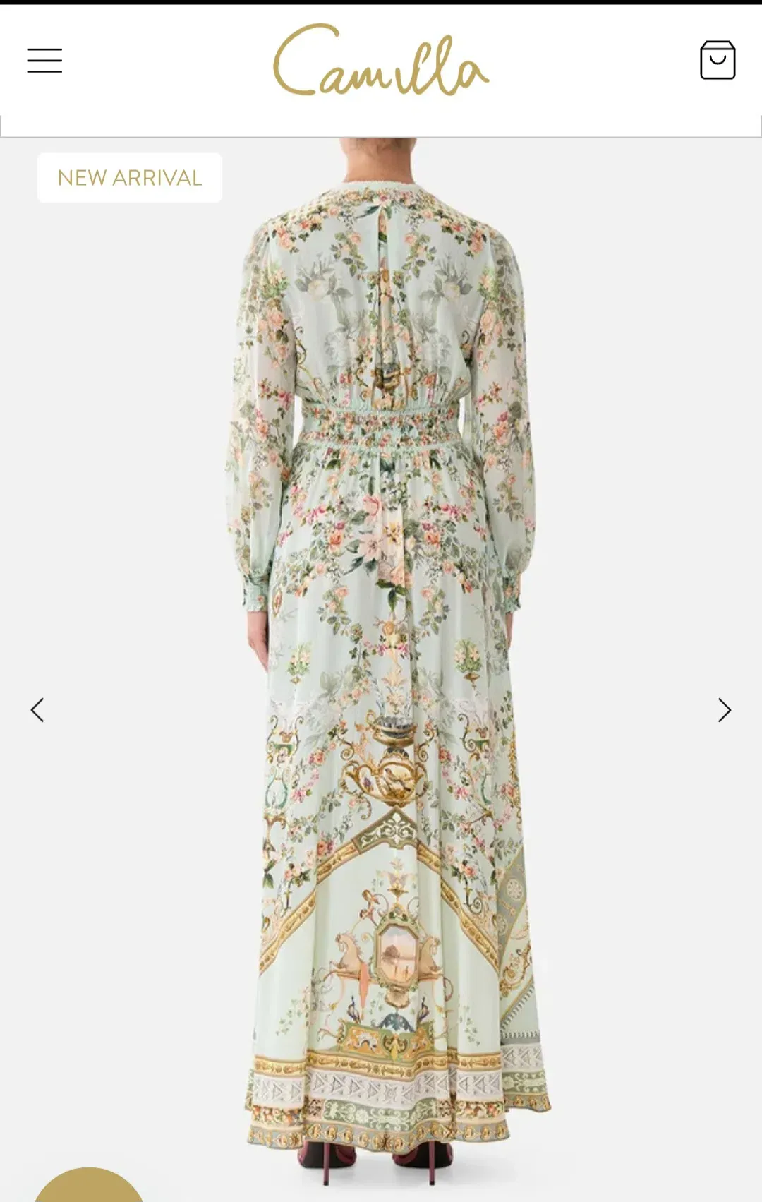Wildflower Wonderland Button Dress Camilla for rent on The Volte - main image