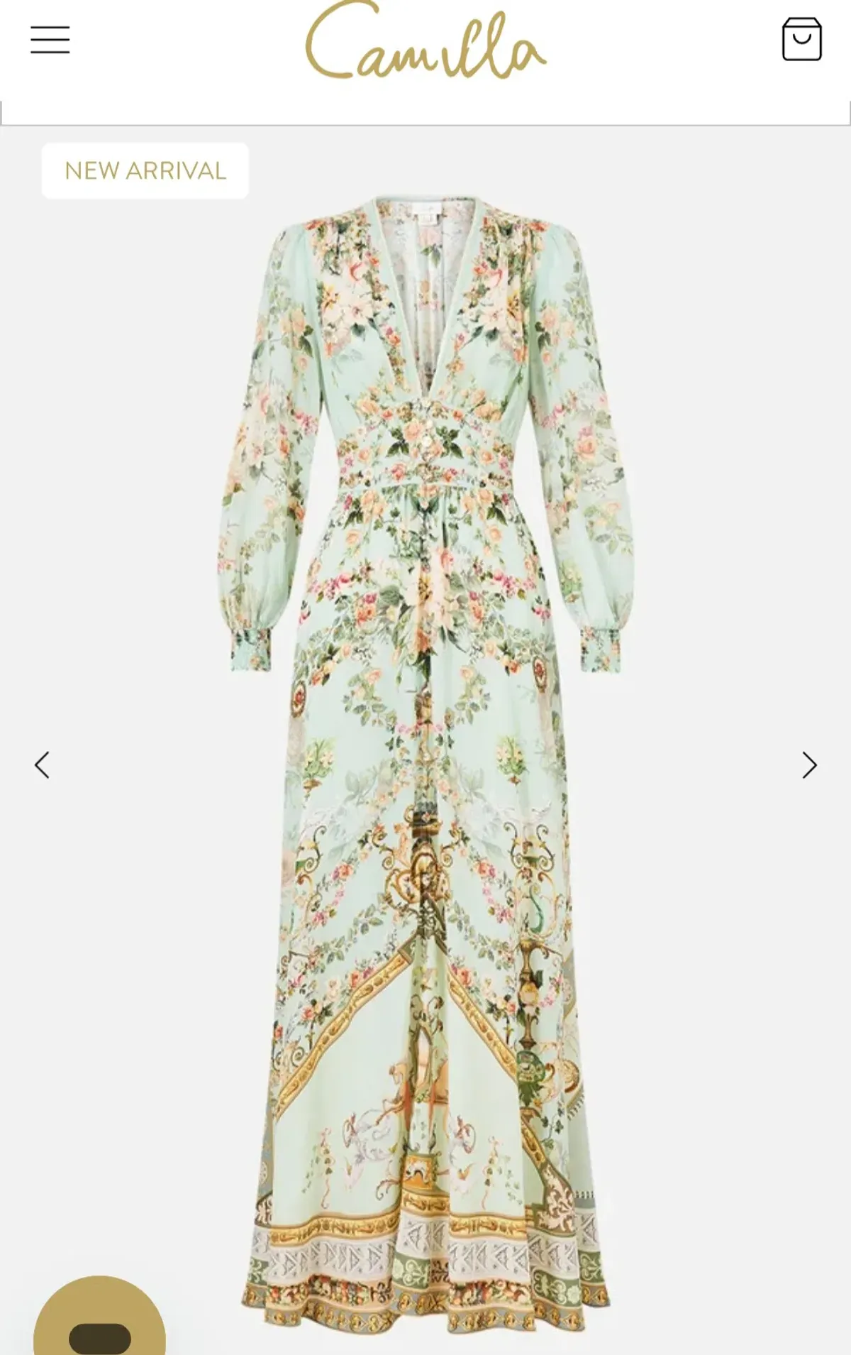Wildflower Wonderland Button Dress Camilla - Image 1