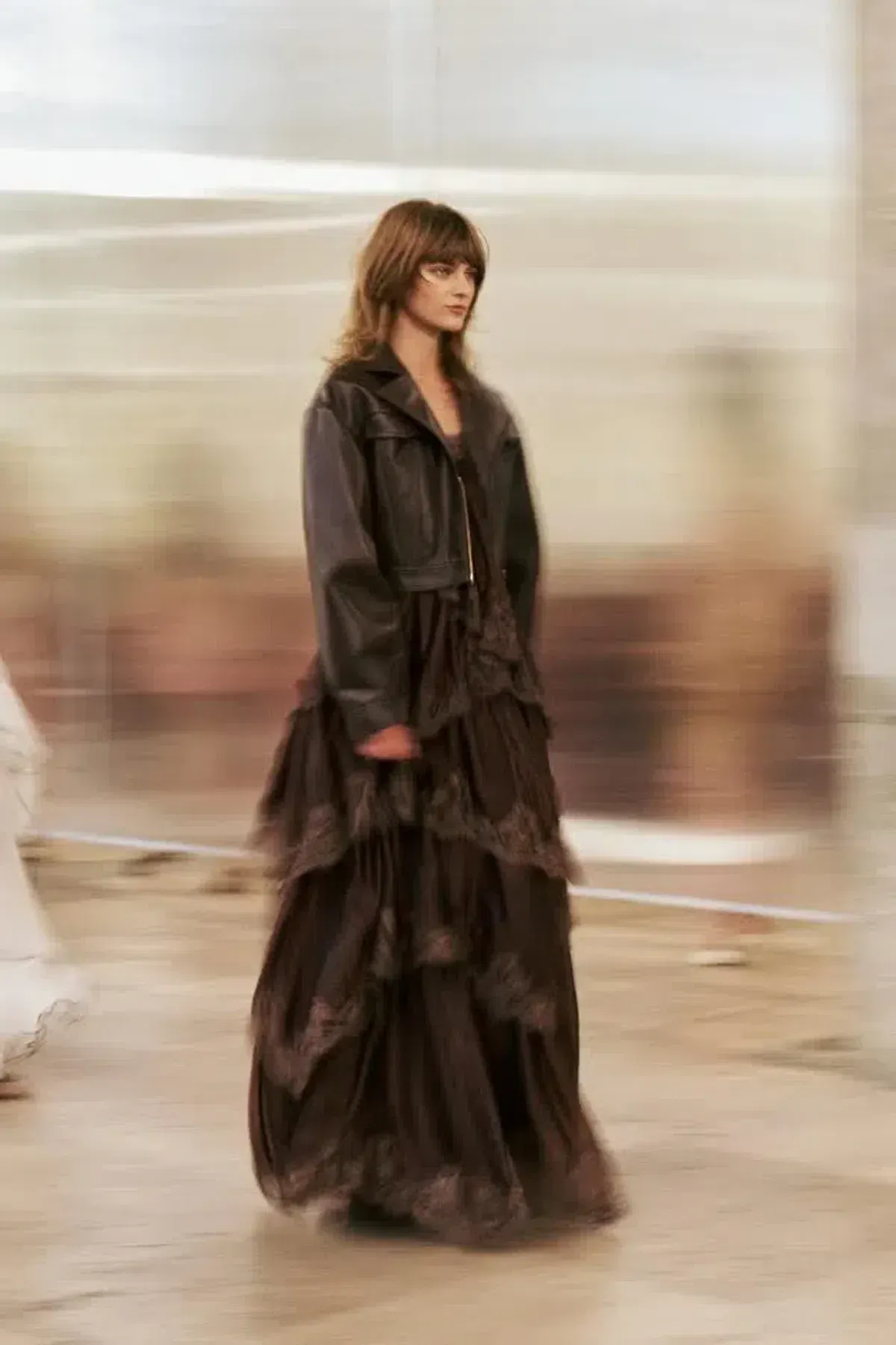 🤎 Aje Ophelia Lace Gown in Chocolate Brown - Size 12 AU - Tiered Layered Maxi Dress 🤎 - Image 5