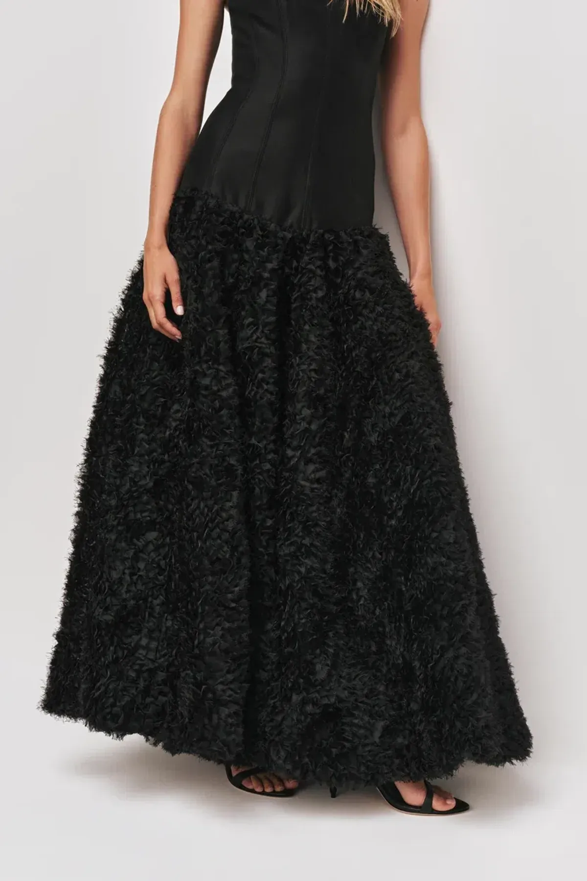 BRAND NEW 🖤 AJE Colette Maxi Dress – Black – Size AU 8 🖤 Formal Evening Gown - Image 3