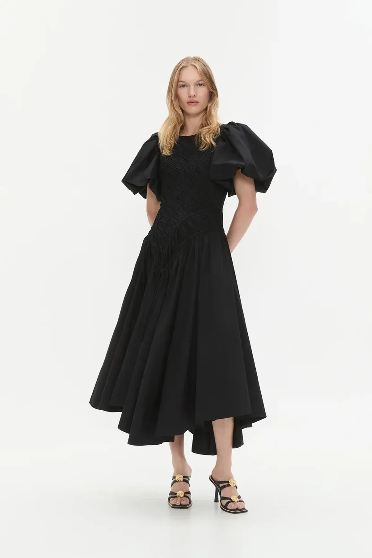 🖤 AJE Wisteria Midi Dress – Black – Size AU 6 🖤 - Image 4