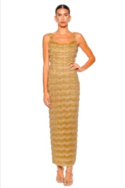 Rachel Gilbert Sadie Gown Gold 1/AU8 for rent on The Volte - image 3