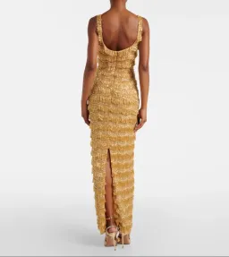 Rachel Gilbert Sadie Gown Gold 1/AU8 for rent on The Volte - image 2