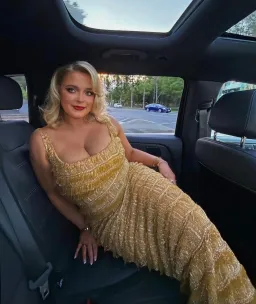 Rachel Gilbert Sadie Gown Gold 1/AU8 for rent on The Volte - image 7