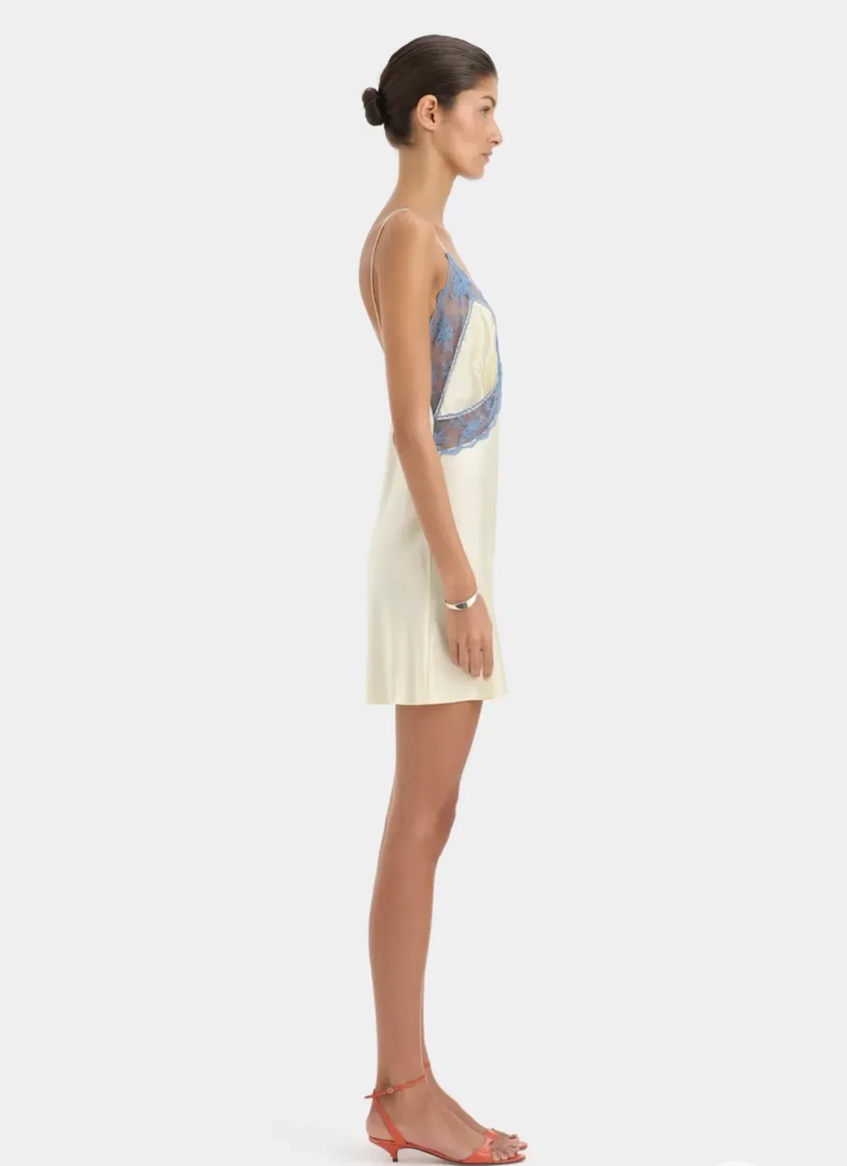Sir the Label - Aries Slip Mini Dress in Butter - Image 3