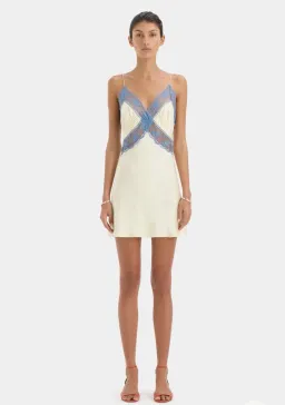 Sir the Label - Aries Slip Mini Dress in Butter for rent on The Volte - image 1