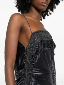 Christopher Esber Granite Droplet Beaded Cami Trimmed Tank Top Size 8 for rent on The Volte - image 2